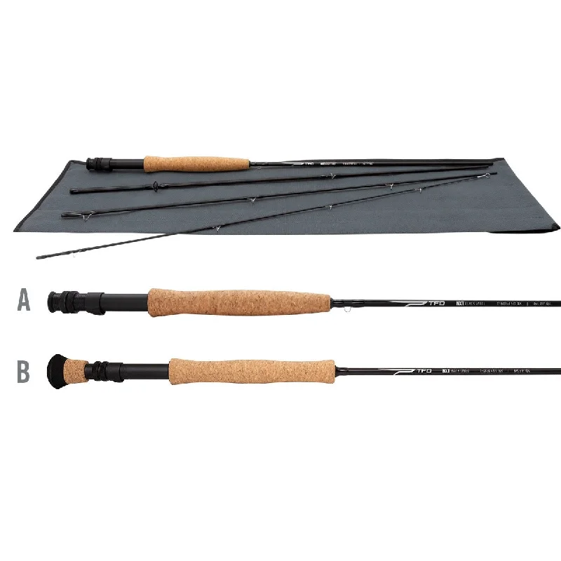 Fishing Rod for Walleye Fishing-Temple Fork Outfitters NXT Black Label Fly Rod