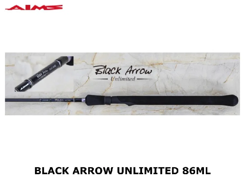 Fishing Rod for Small Lure Fishing-Aims Black Arrow Unlimited 86ML