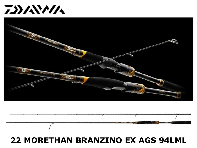 Fishing Rod with Fast Action-Daiwa 22 Morethan Branzino EX AGS 94LML Match The Bite Custom Focus