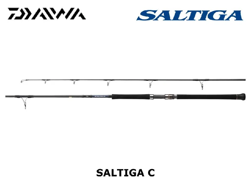 Fishing Rod for Heavy Lure Retrieval-Daiwa 22 Saltiga C 83-4/6 SP