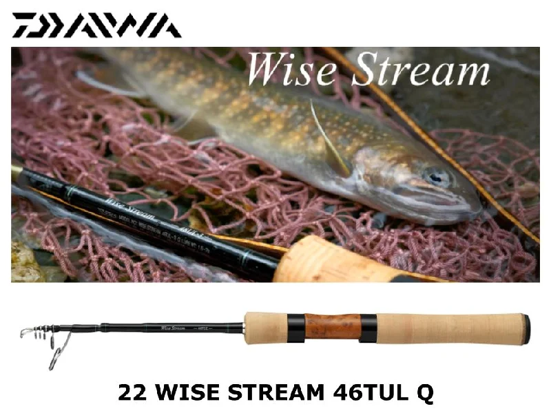 Fishing Rod with Fast Action-Daiwa 22 Wise Stream 46TUL Q