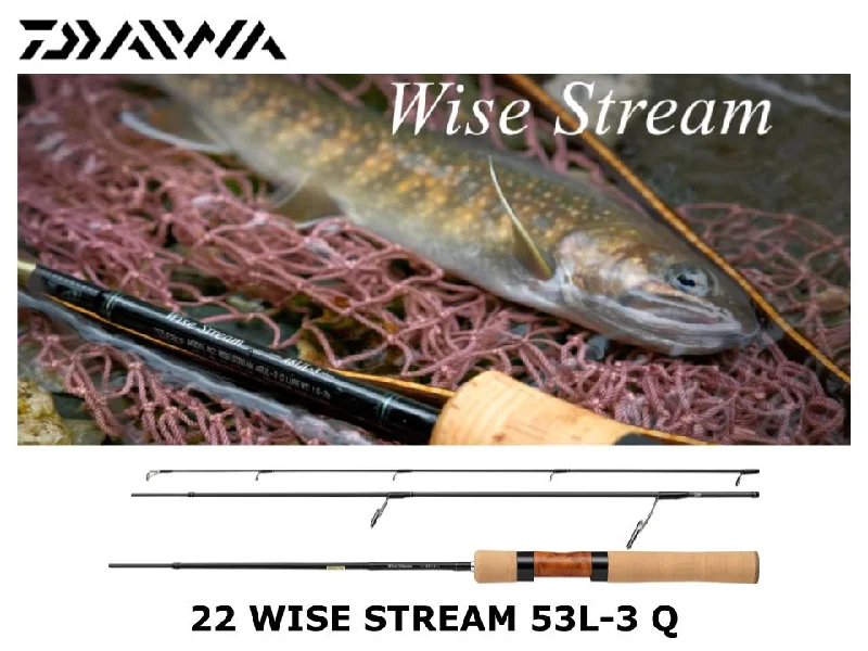 Collapsible Fishing Rod-Daiwa 22 Wise Stream 53L-3 Q