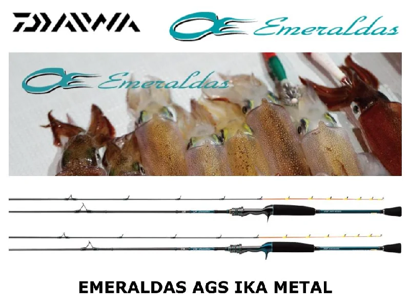 Fishing Rod for Fishing in Rocky Areas-Daiwa Emeraldas AGS Ika Metal K60LB IM