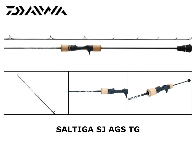 Fishing Rod for Heavy Lure Retrieval-Daiwa Saltiga SJ AGS TG 55B-2