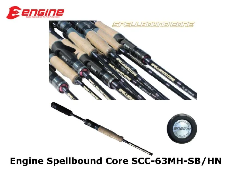 Fishing Rod with Heavy Duty Butt Section-Engine Spellbound Core SCC-63MH-SB/HN