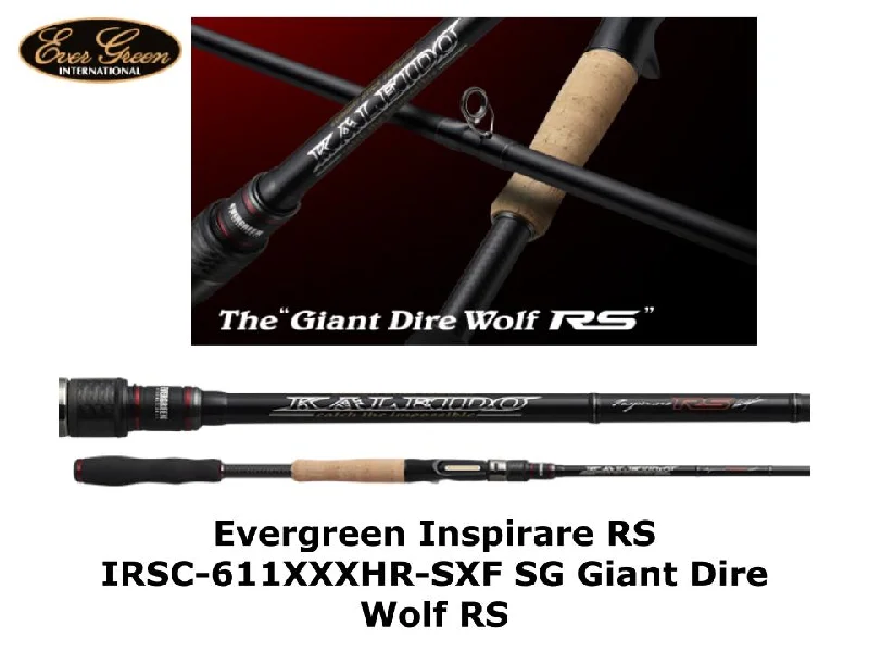 Fishing Rod for Catching Large Catfish-Evergreen Inspirare IRSC-611XXXHR-SXF SG Giant Dire Wolf RS