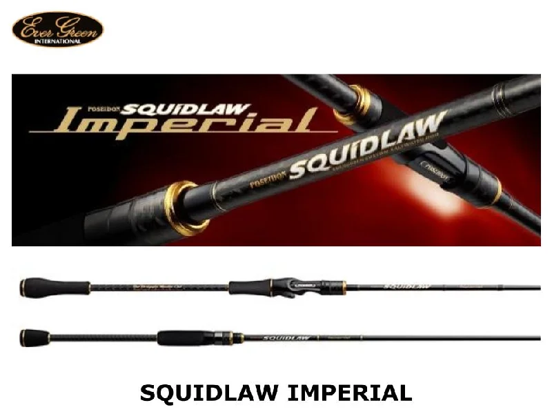 Fishing Rod for Heavy Lure Retrieval-Evergreen Squidlaw Imperial Baitcasting NIMC-63XUL/LST Draggin' Master C63