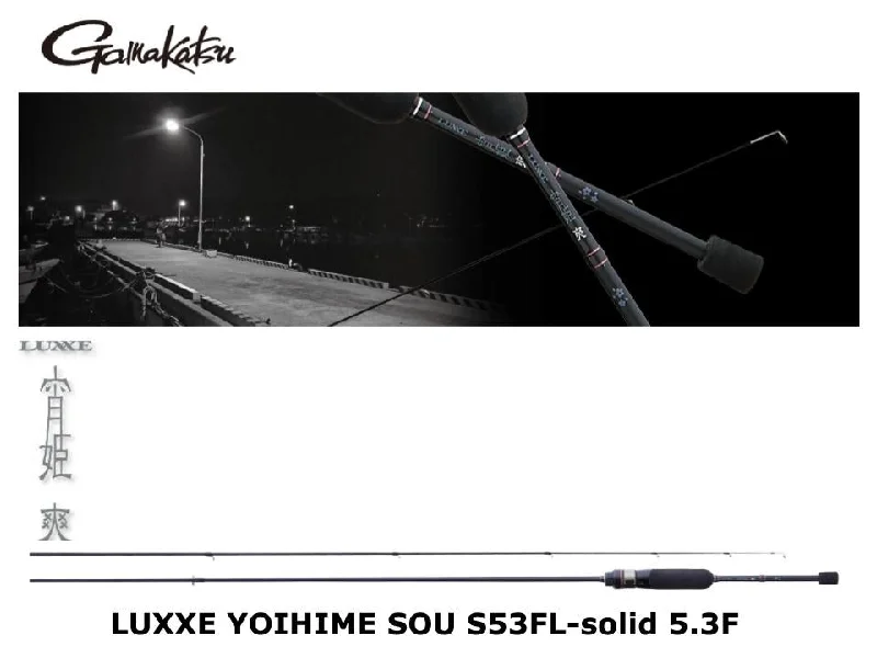 Fishing Rod for Deep Water Fishing-Gamakatsu Luxxe Yoihime Sou S53FL-solid 5.3F