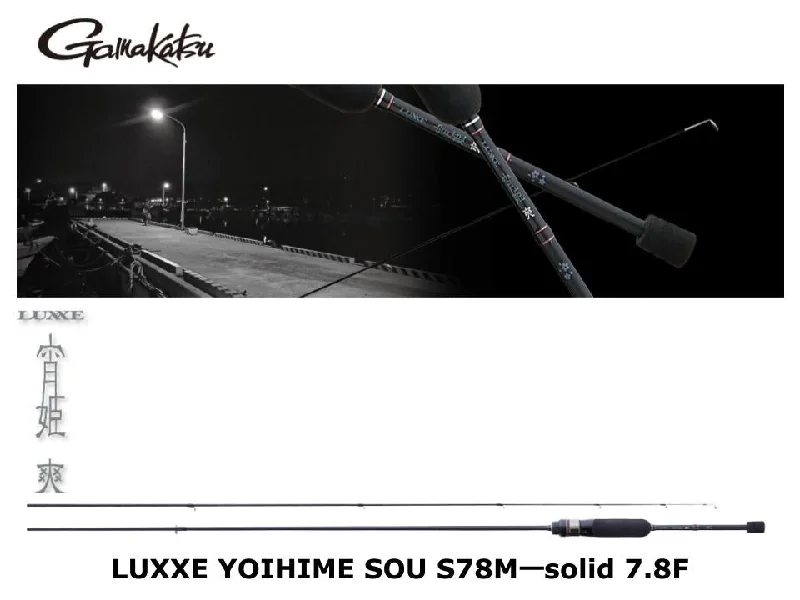 Fishing Rod for Shallow Water Fishing-Gamakatsu Luxxe Yoihime Sou S78M-solid 7.8F