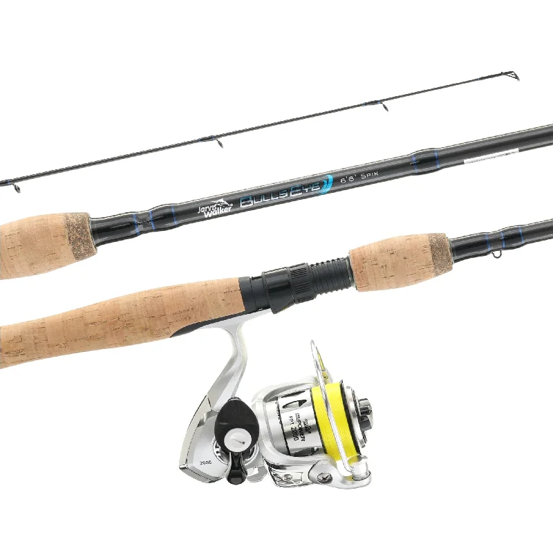 Fishing Rod with Improved Casting Distance-Jarvis Walker Bullseye Spin Combos