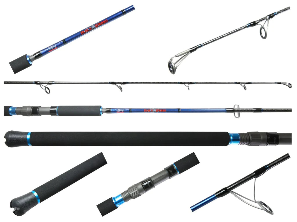 Telescopic Fishing Rod for Easy Storage-Jigging World Black Widow Popping Rods