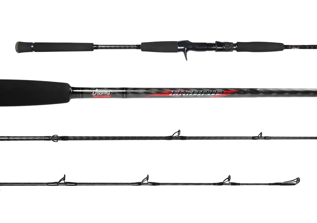 Fishing Rod with Quick Action for Fast Hookset-Jigging World Hybrid Nano Carbon Casting Rods