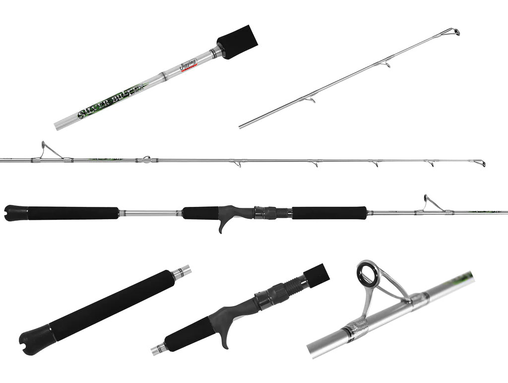 Stiff Fishing Rod for Accurate Casting-Jigging World Silver Bullet Jigging Casting Rods