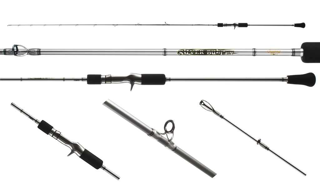 Fishing Rod with Carbon Reinforcement-Jigging World Silver Bullet Slow Pitch Casting Rods