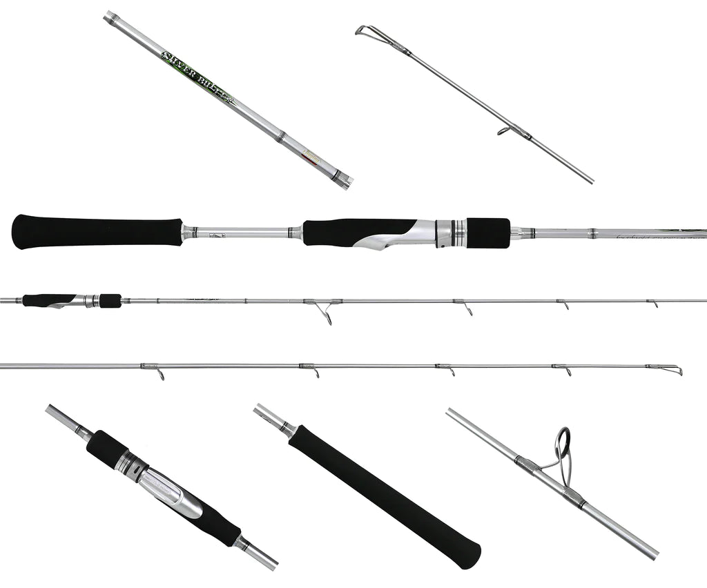 Custom-Built Fishing Rod-Jigging World Silver Bullet Slow Pitch Spinning Rods