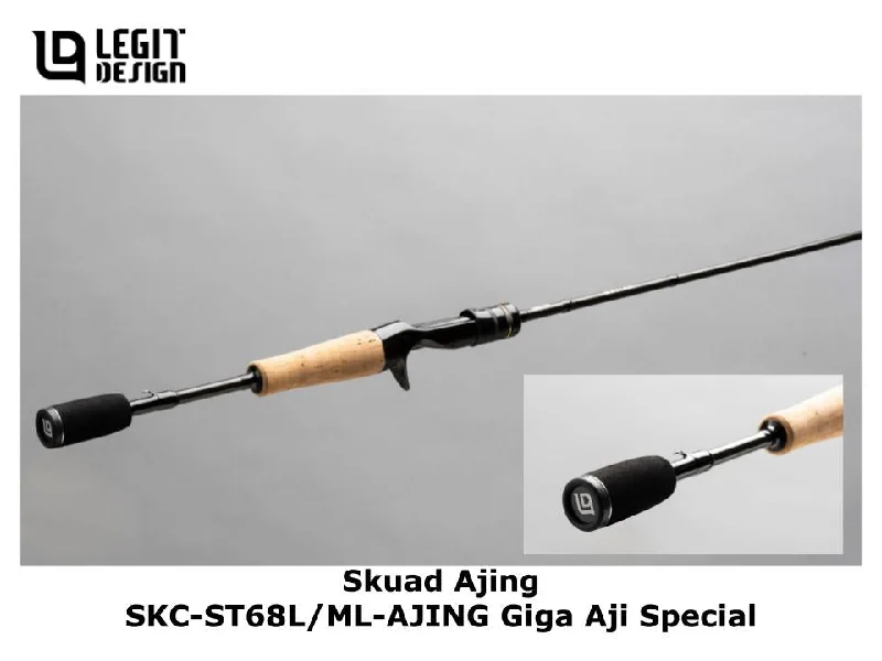 Fishing Rod for Quick Hookset-Legit Design Skuad Ajing SKC-ST68L/ML-AJING Giga Aji Special