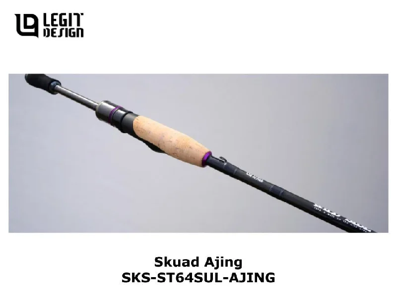 Fishing Rod for Bass and Panfish-Legit Design Skuad Ajing SKS-ST64SUL-AJING