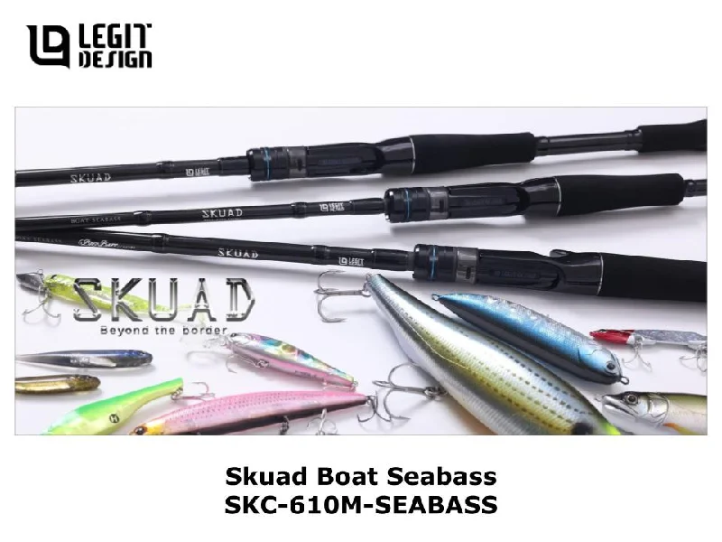 Fishing Rod for Fishing in Windy Conditions-Legit Design Skuad Boat Seabass SKC-610M-SEABASS