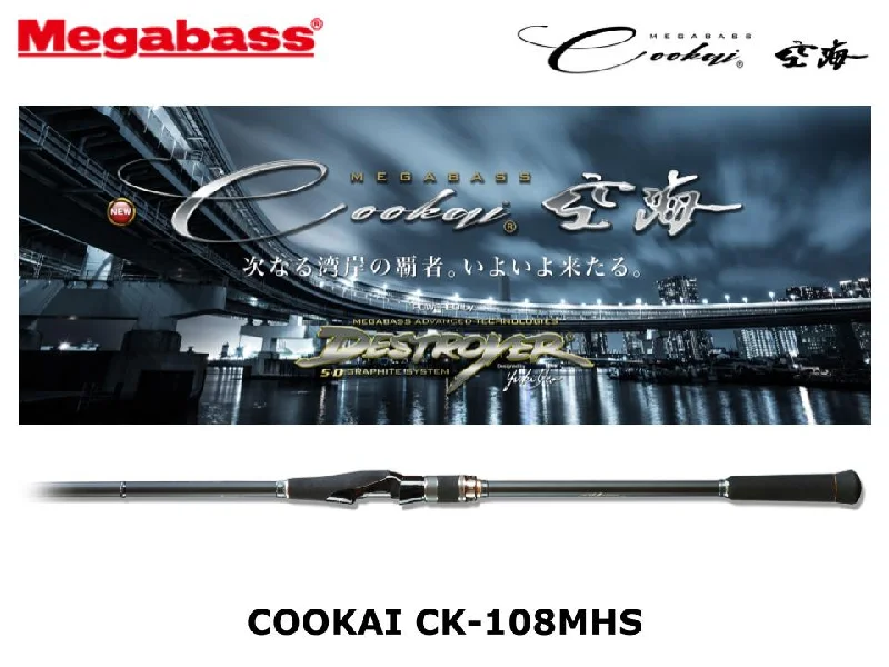 Medium-Action Fishing Rod for Versatile Use-Megabass Cookai CK-108MHS