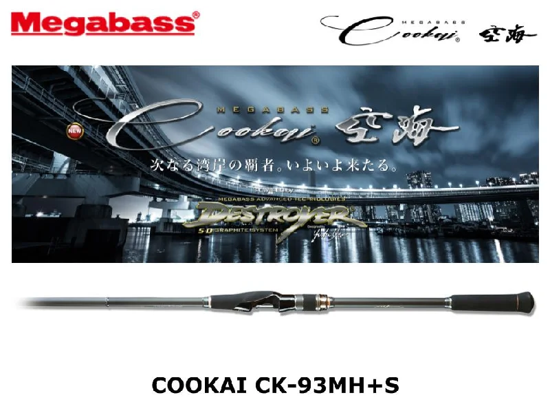 Fishing Rod with Superior Hooksetting Power-Megabass Cookai CK-93MH+S