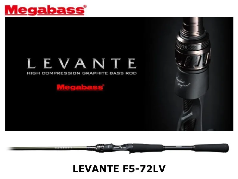 Fishing Rod for Freshwater Tackle-Megabass Levante Baitcasting F5-72LV