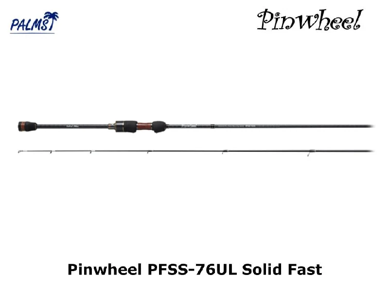 Best Fishing Rod for Trout-Palms Pinwheel PFSS-76UL Solid Fast