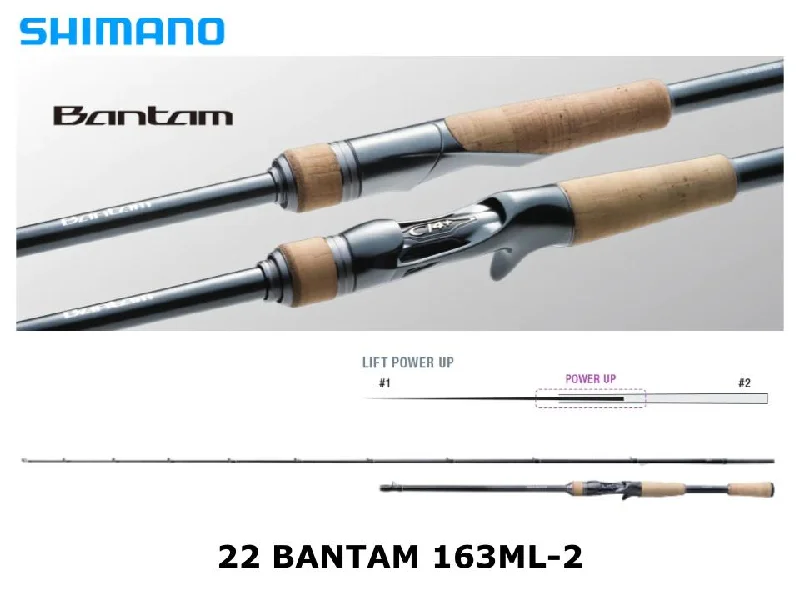 Fishing Rod for Walleye Fishing-Shimano 22 Bantam 163ML-2