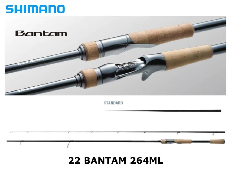 Fishing Rod for Boat Fishing-Shimano 22 Bantam 264ML