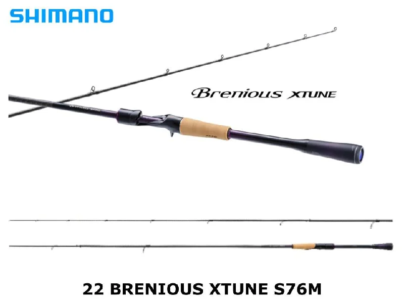 Fishing Rod for Smallmouth Bass-Pre-Order Shimano 22 Brenious Xtune S76M