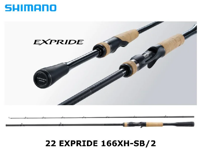 Fishing Rod with Lightweight and Durable Frame-Shimano 22 Expride 166XH-SB/2