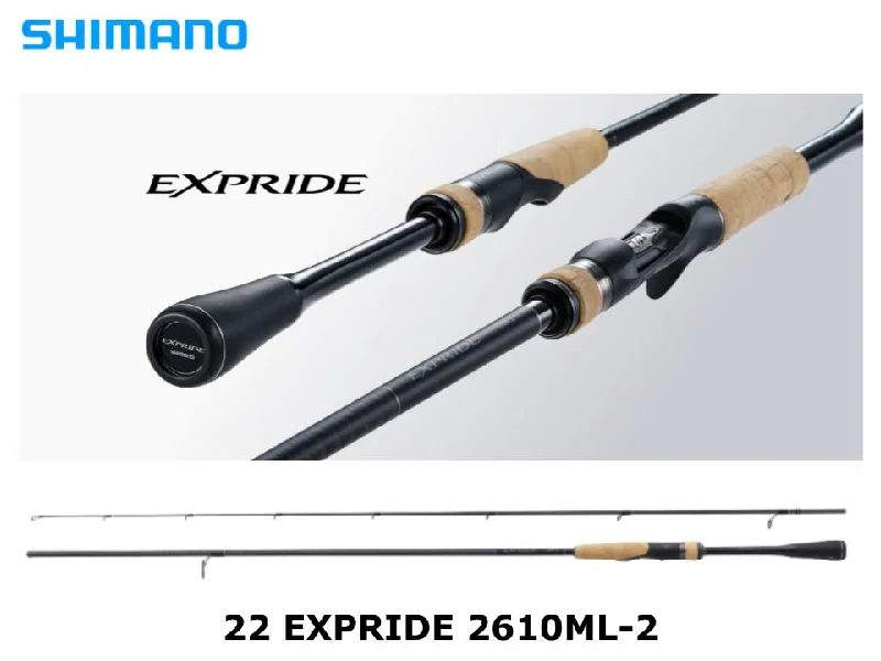 Fishing Rod with Anti-Slip Handle for Secure Grip-Shimano 22 Expride 2610ML-2