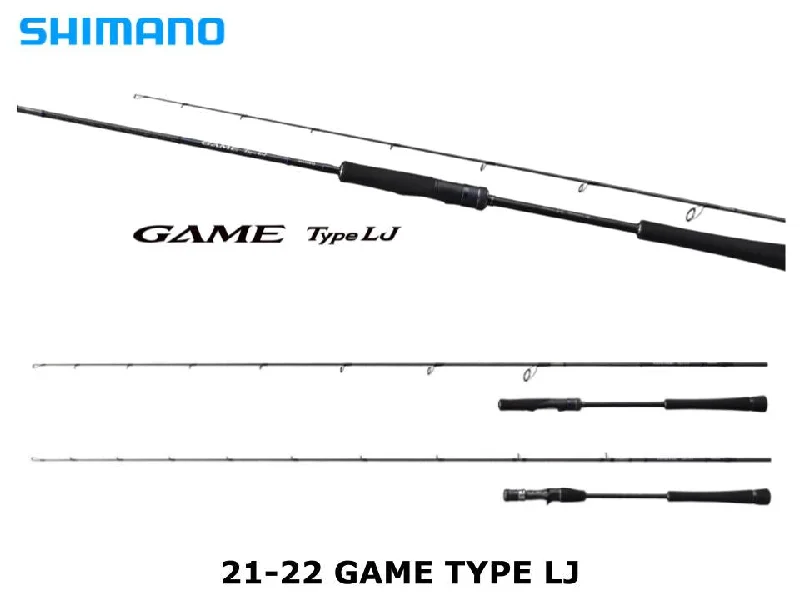 Fishing Rod with Corrosion-Resistant Guides-Shimano 22 Game Type LJ B62-0