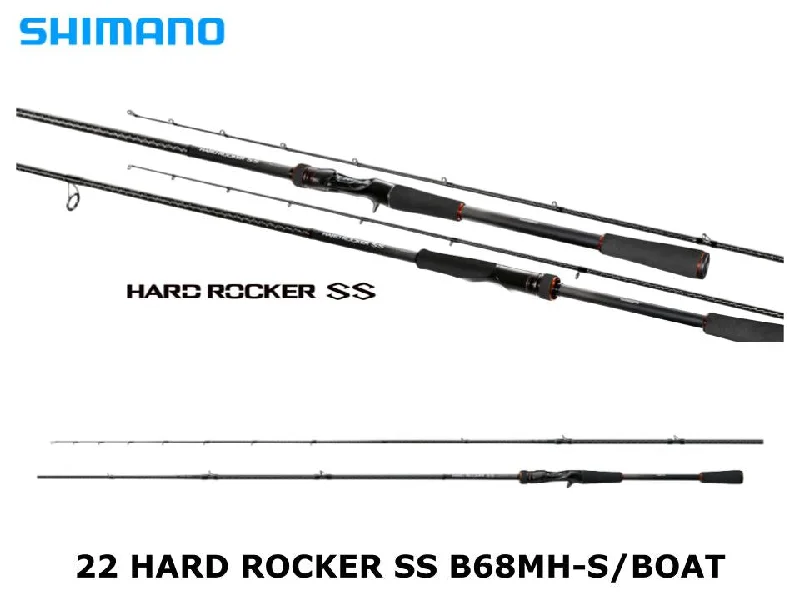 Fishing Rod with Carbon Fiber Shaft-Pre-Order Shimano 22 Hard Rocker SS B68MH-S/BOAT