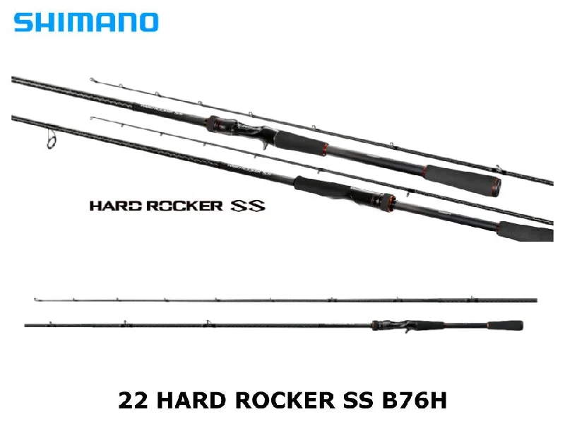 Spinning Rod for Casting Small Baits-Shimano 22 Hard Rocker SS B76H