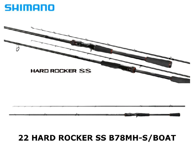 Fishing Rod with Double-Built Guides-Shimano 22 Hard Rocker SS B78MH-S/BOAT