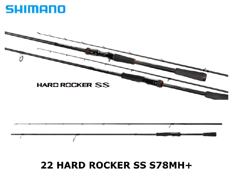 Fishing Rod with Anti-Rust Guides-Shimano 22 Hard Rocker SS S78MH+