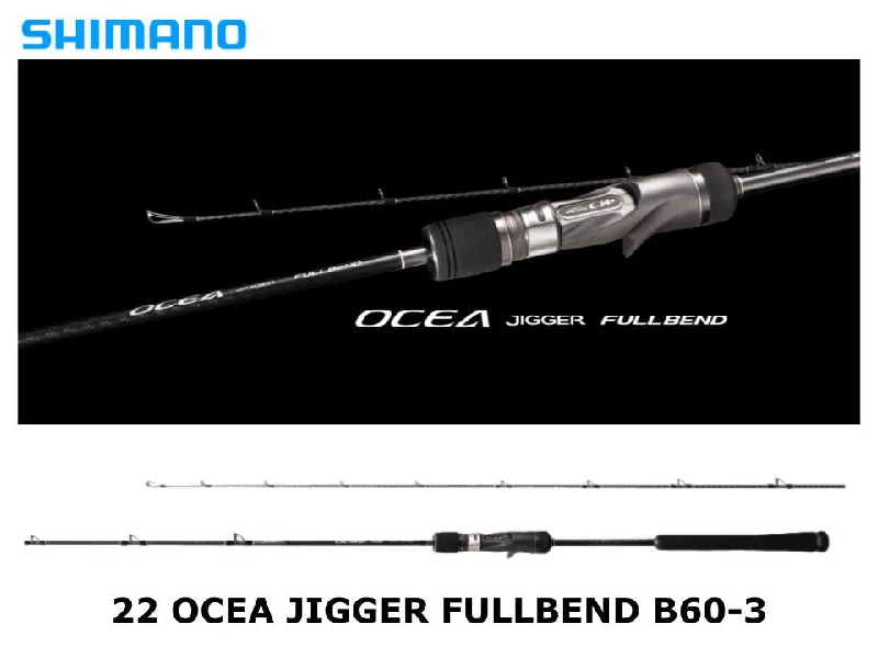 Best Rod for Casting Long Distances-Shimano 22 Ocea Jigger Fullbend B60-3