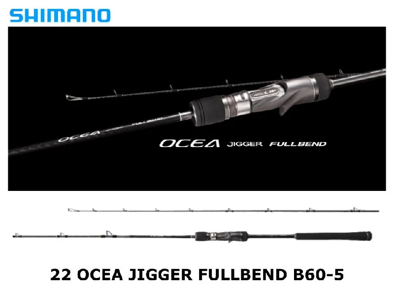 Fishing Rod for Offshore Fishing-Pre-Order Shimano 22 Ocea Jigger Fullbend B60-5