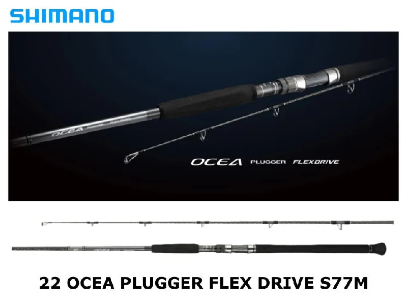 Fishing Rod for Carolina Rig Fishing-Shimano 22 Ocea Plugger Flex Drive S77M