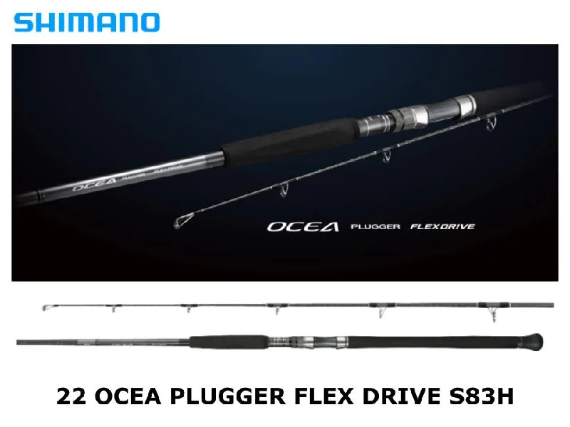 Fishing Rod with Extra Sensitive Tip-Shimano 22 Ocea Plugger Flex Drive S83H