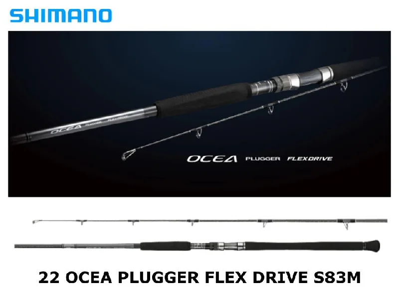 Fishing Rod for Texas Rig Fishing-Shimano 22 Ocea Plugger Flex Drive S83M