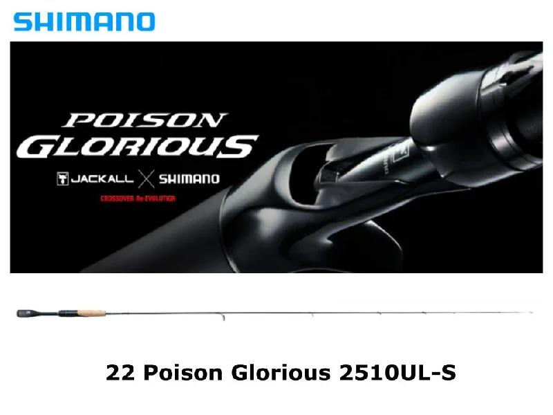 Fishing Rod for River Fishing-Shimano 22 Poison Glorious 2510UL-S