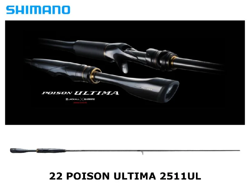 Fishing Rod with Innovative Technology-Shimano 22 Poison Ultima Spinning 2511UL Torzite