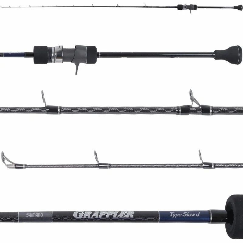 Fishing Rod with Slow Action-Shimano Grappler Slow J Slow Pitch Conventional Jigging Rods