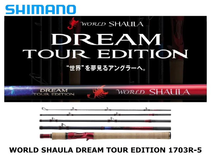 Affordable Fishing Rod-Pre-Order Shimano World Shaula Dream Tour Edition Baitcasting 1703R-5