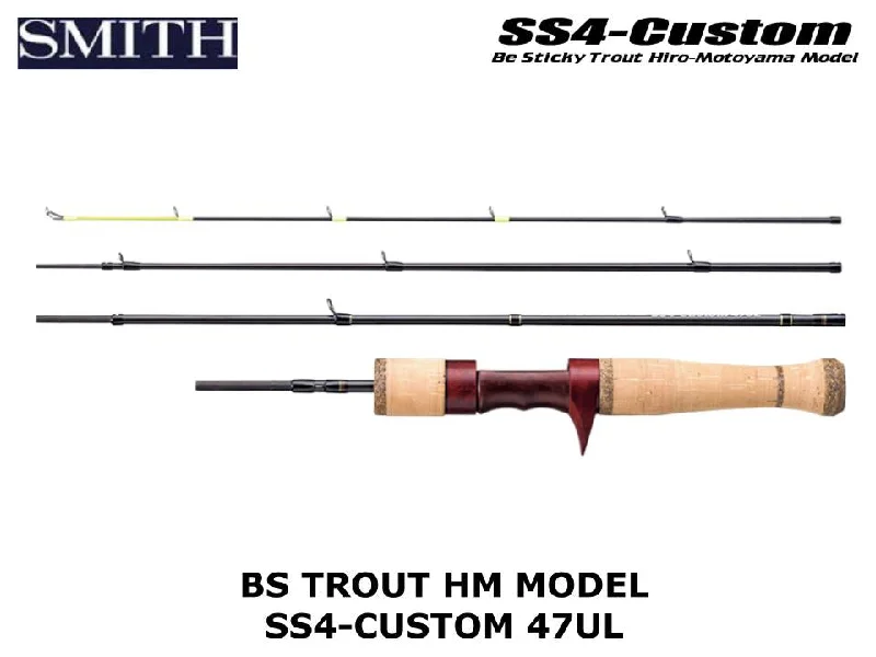 Fishing Rod with Improved Casting Distance-Smith BS Trout HM Model SS4-Custom 47UL