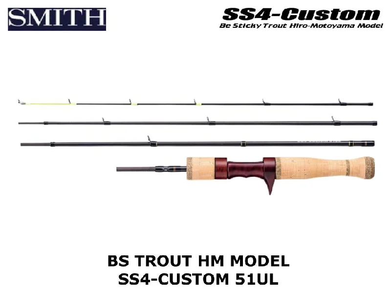 Fishing Rod for Fishing in Deep Rivers-Smith BS Trout HM Model SS4-Custom 51UL