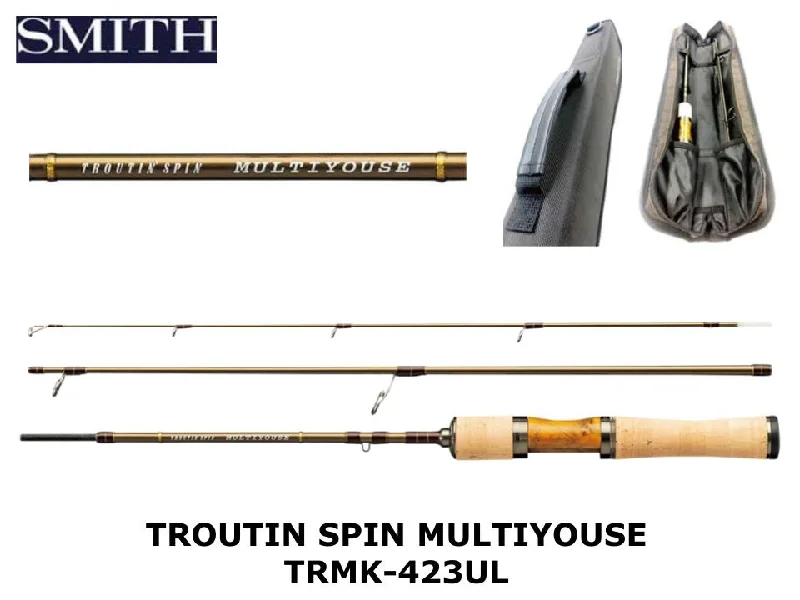 Fishing Rod for Carolina Rig Fishing-Smith Troutin Spin Multiyouse Spinning TRMK-423UL