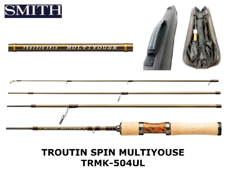 Fishing Rod for Drop Shot Fishing-Smith Troutin Spin Multiyouse Spinning TRMK-504UL