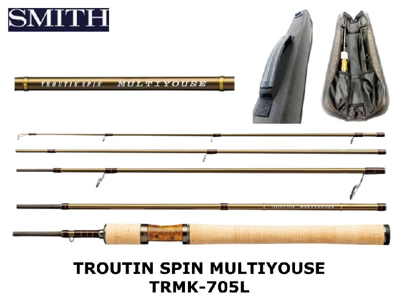 Fishing Rod with Extra Sensitive Tip-Pre-Order Smith Troutin Spin Multiyouse Spinning TRMK-705L